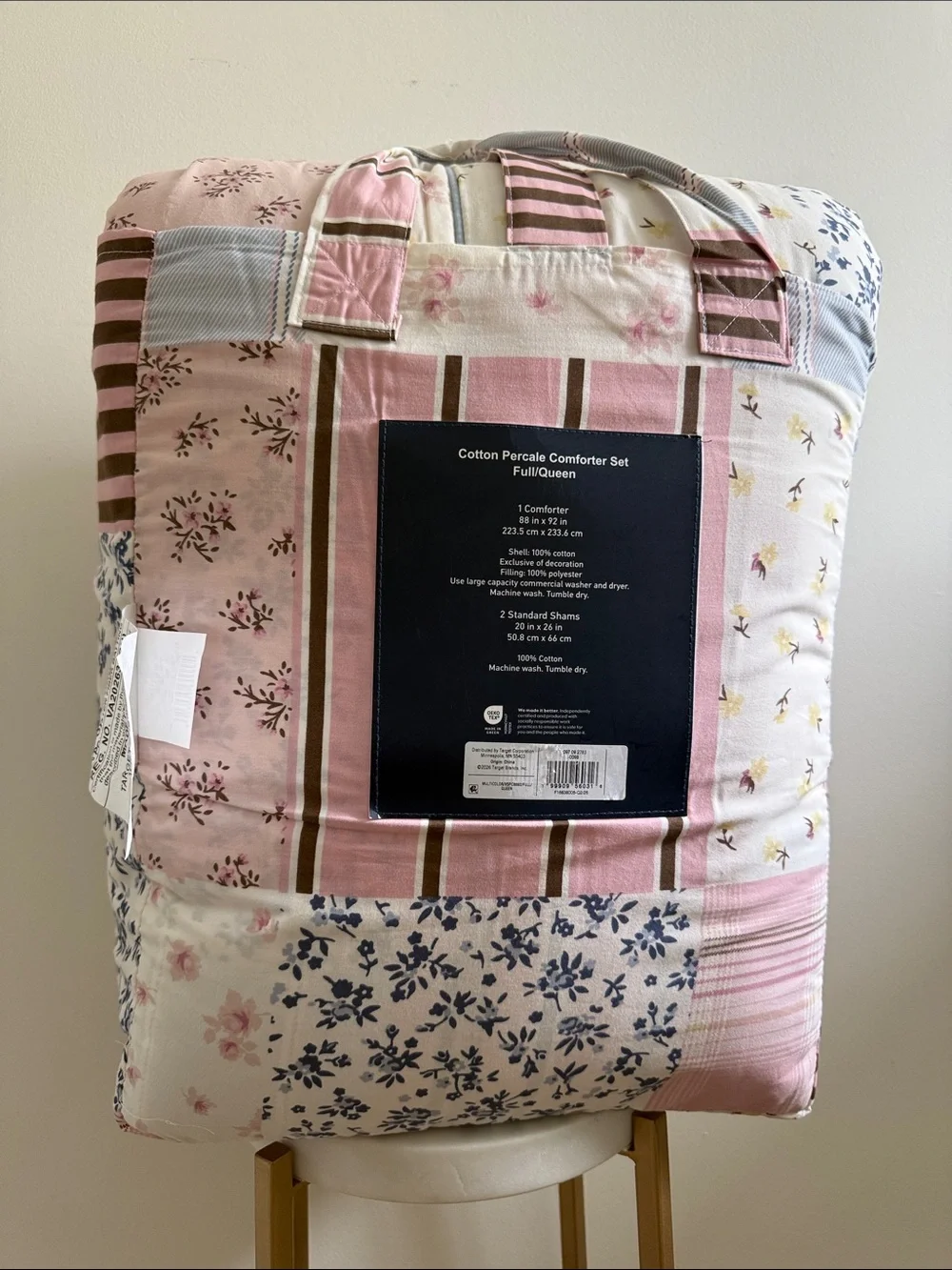 Hollister x Target Full/Queen Percale Patchwork Comforter Set